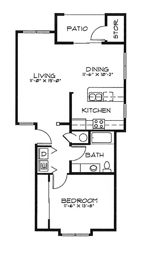 Fountain Valley 1 Bed 1 Bath 831 SF
